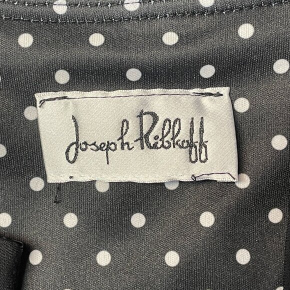 Joseph Ribkoff Bolero Cropped Jacket Womens Large Black Tiered Timeless Classic - Picture 8 of 10